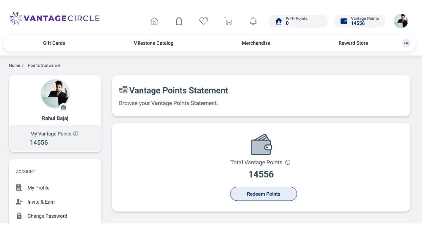 Points-Based-Rewarding-System