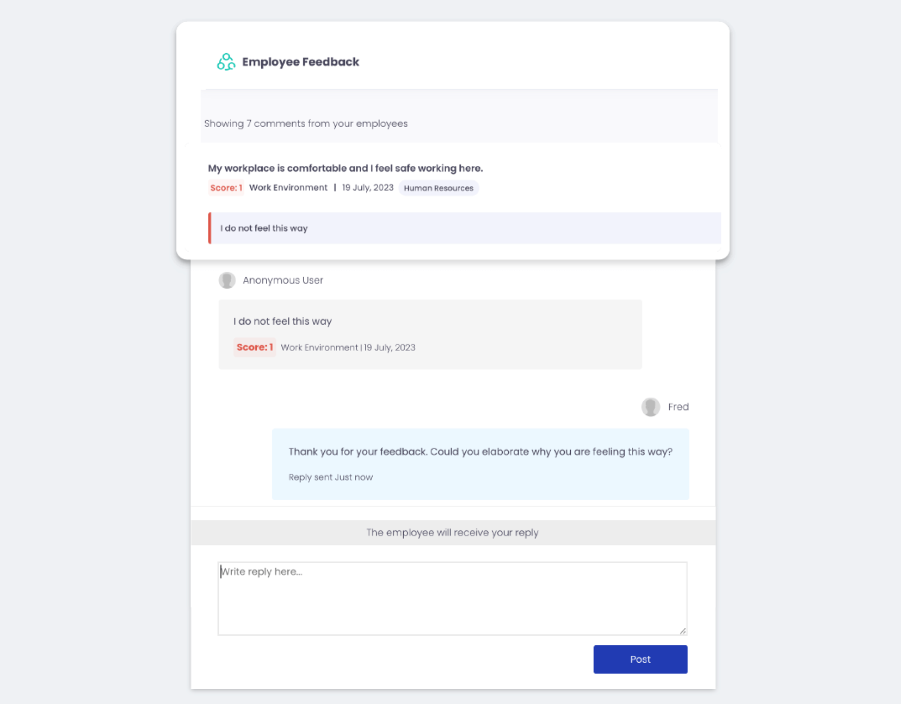 Vantage Pulse Anonymous Conversation