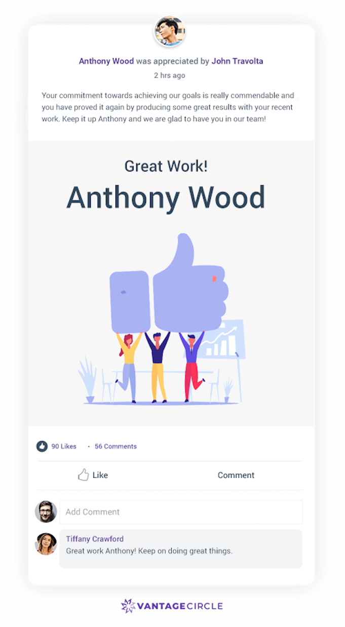 Employee recognition platform