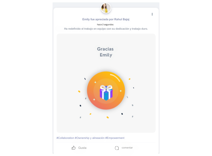 Reconocimiento personalizado