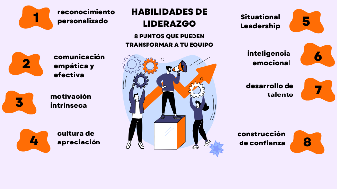 8 habilidades de liderazgo para jefes que inspiran equipos de alto rendimiento