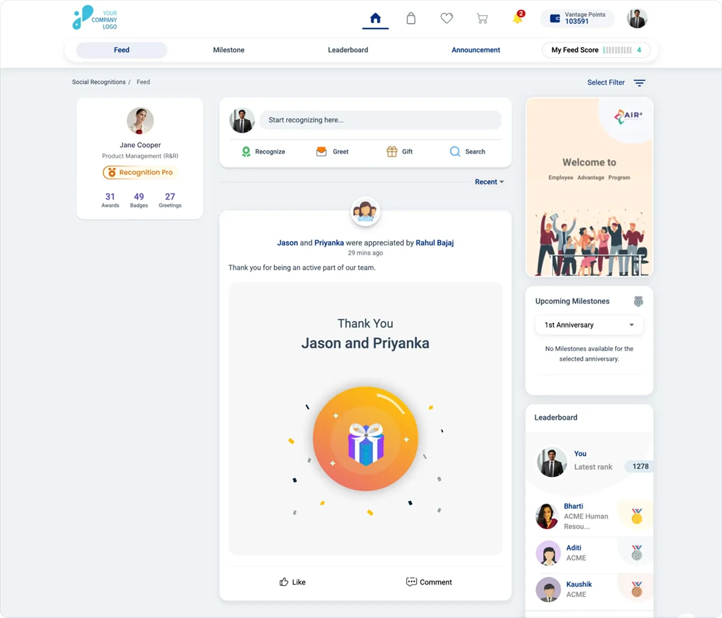 vrewards-recognition-feed-social-wall-desktop